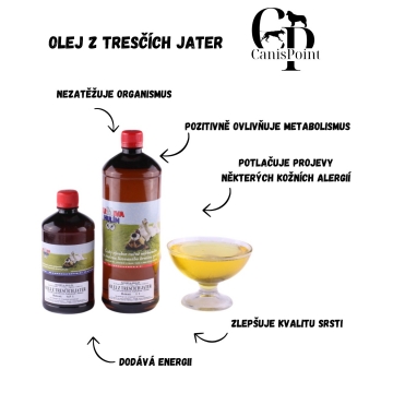 Olej z tresčích jater - 500ml
