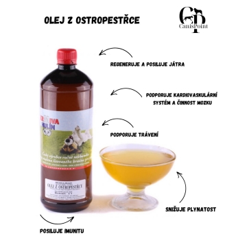Olej z ostropestřce - 500 ml